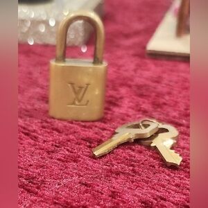 Louis Vuitton Gold Padlock and Keys
# 321